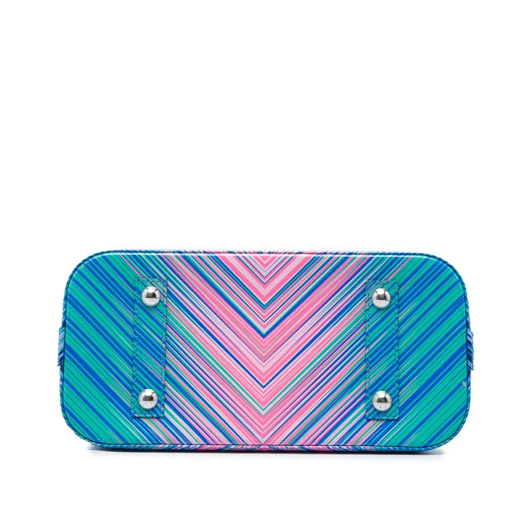 Louis Vuitton Epi Tropical Alma PM Blue Leather Very good - Inside View