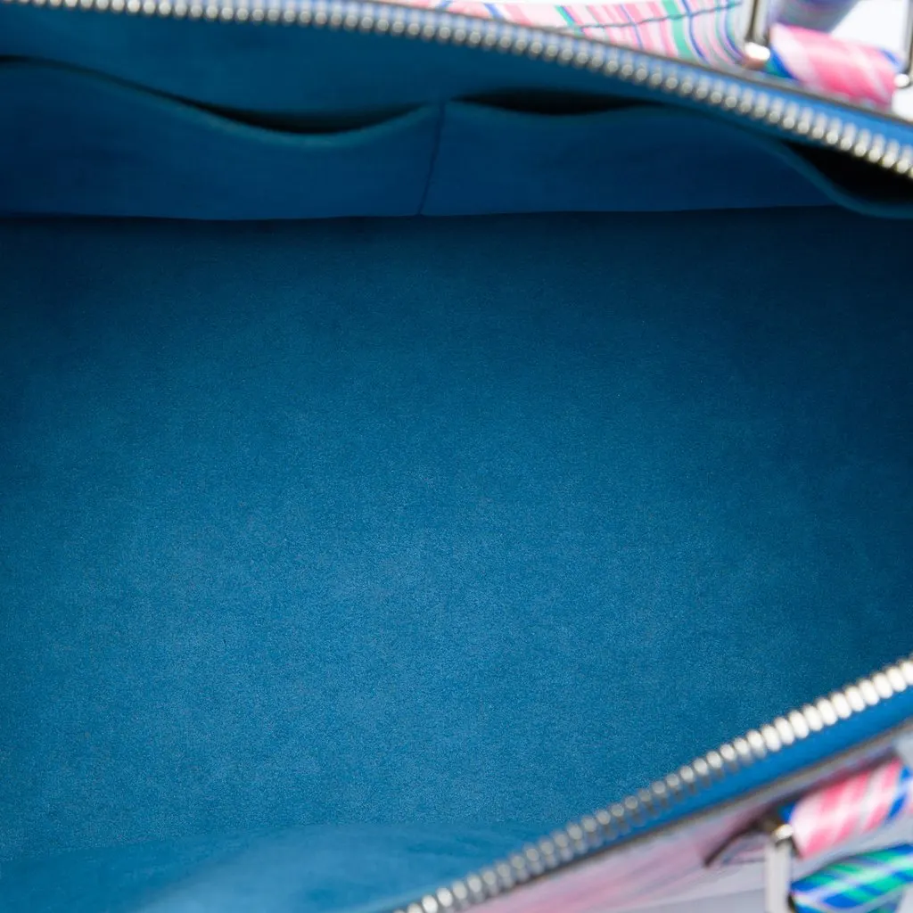 Louis Vuitton Epi Tropical Alma PM Blue Leather Very good - Model View