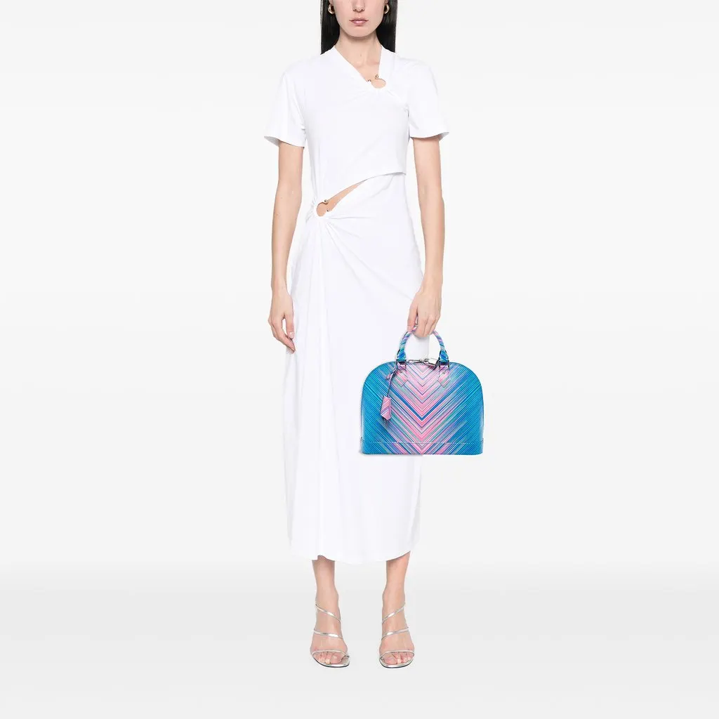 Louis Vuitton Epi Tropical Alma PM Blue Leather Very good - Box View