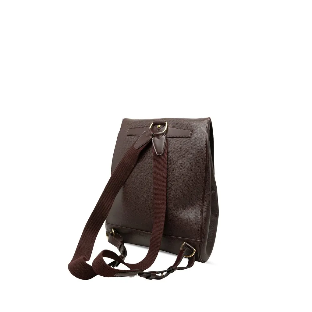 Louis Vuitton Taiga Cassiar Red Leather Very good - Back View