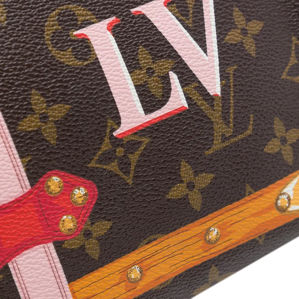 Louis Vuitton Monogram Summer Trunks Toiletry Pouch 26 Brown Very good - Box View