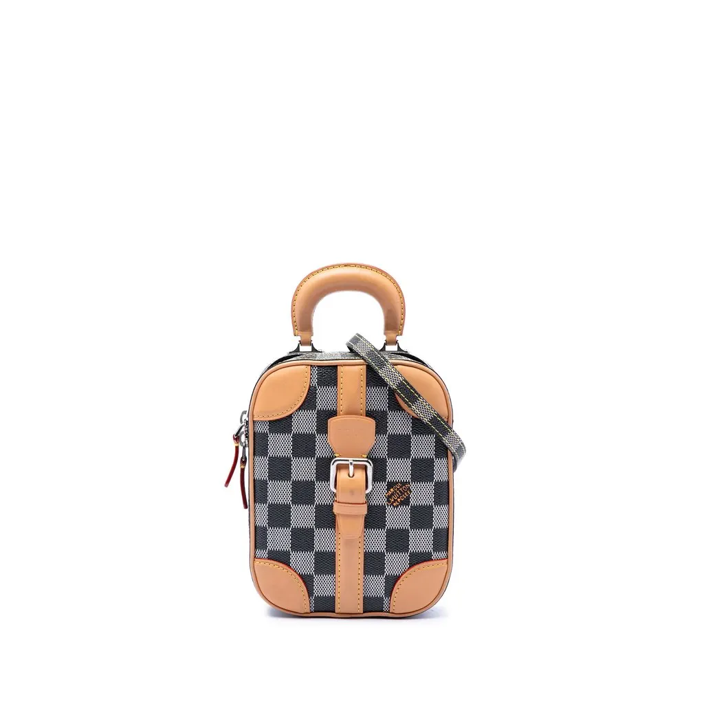 Louis Vuitton Damier Colors Valisette Verticale Grey Canvas Very good - Front View