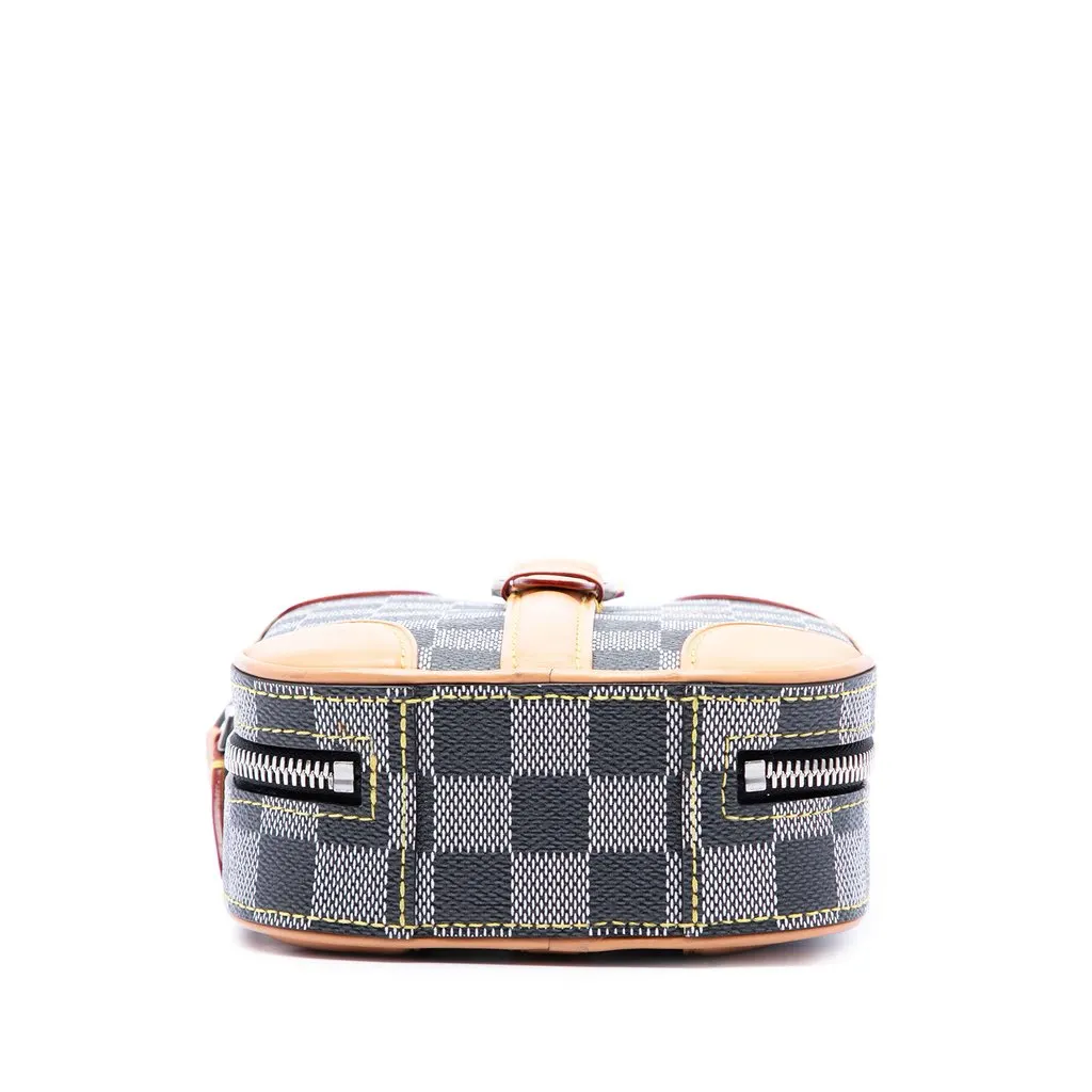 Louis Vuitton Damier Colors Valisette Verticale Grey Canvas Very good - Inside View