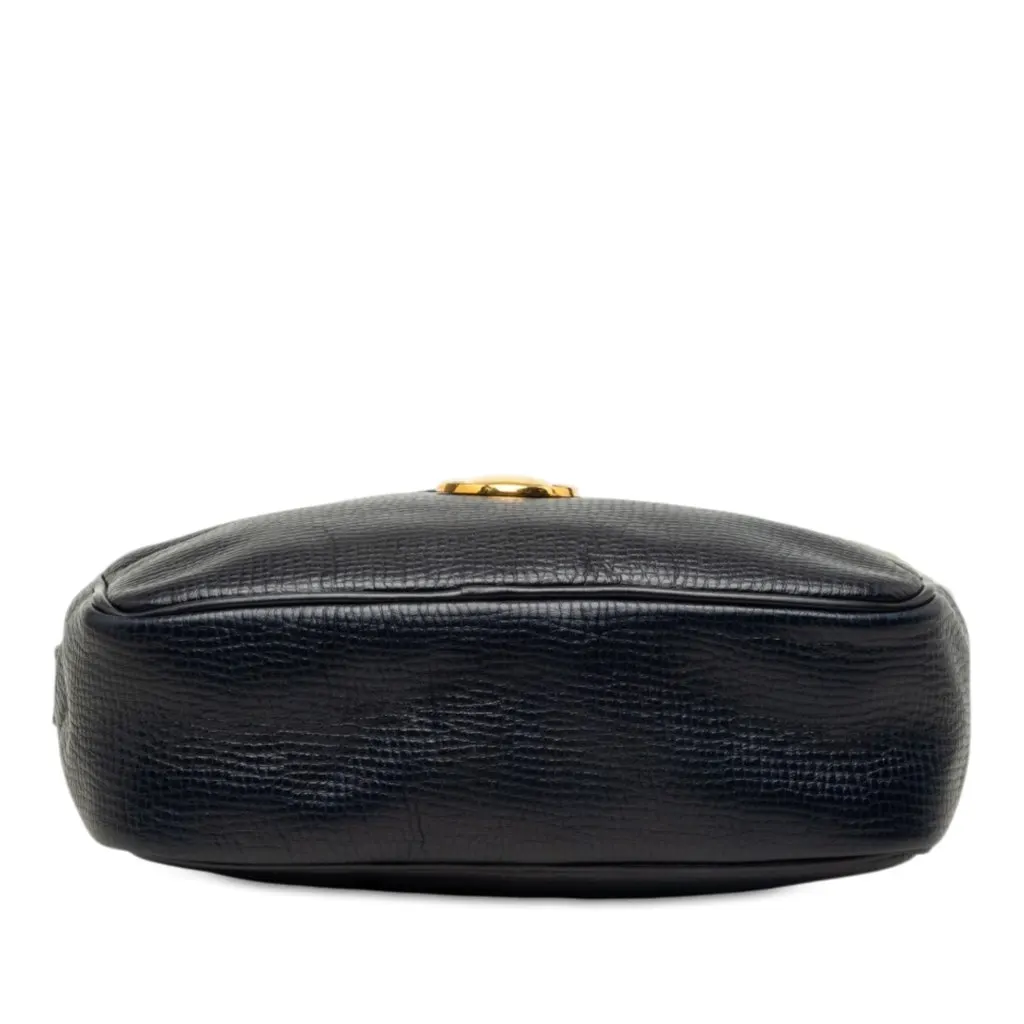 Dior Leather Crossbody Blue Leather Good - Inside View