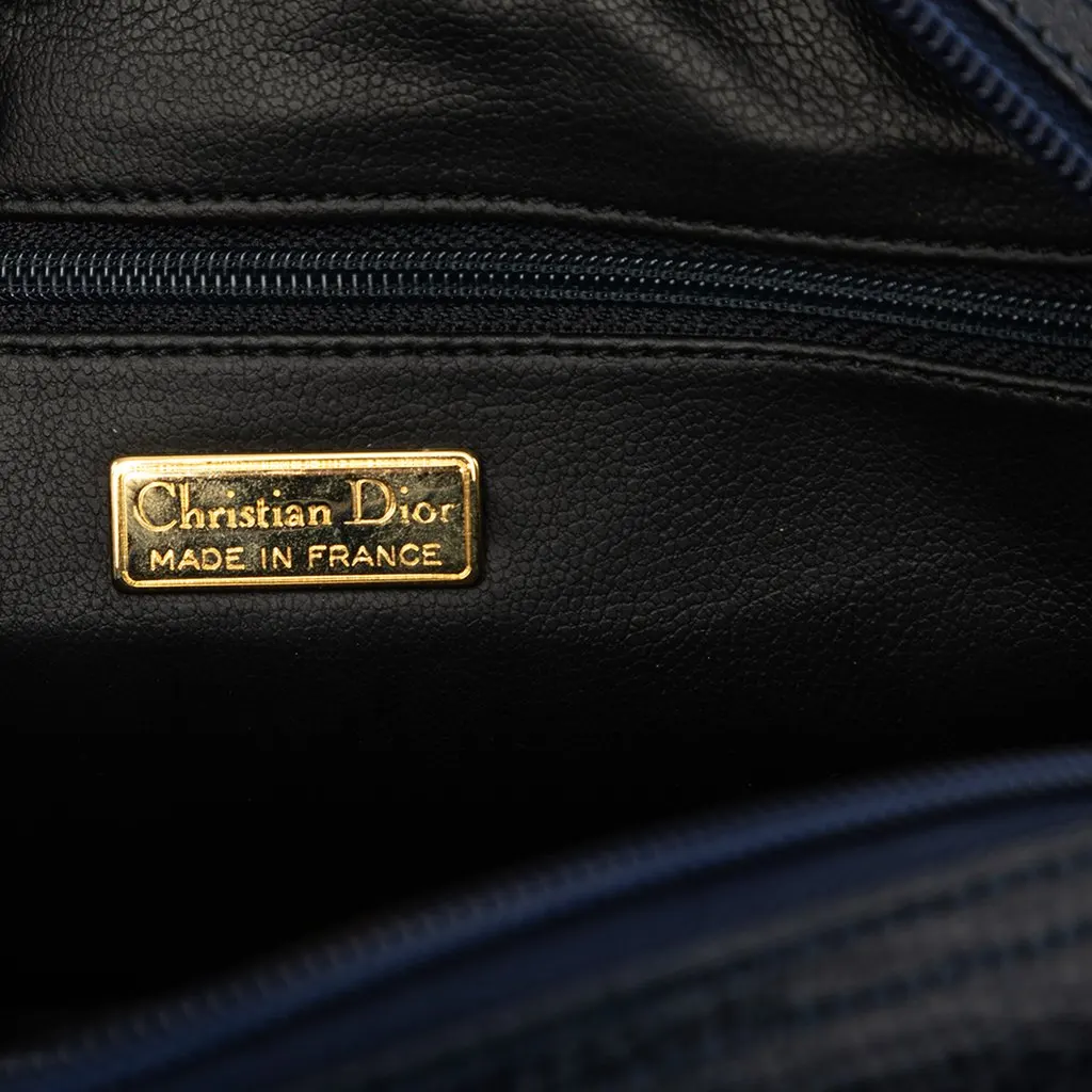 Dior Leather Crossbody Blue Leather Good - Box View