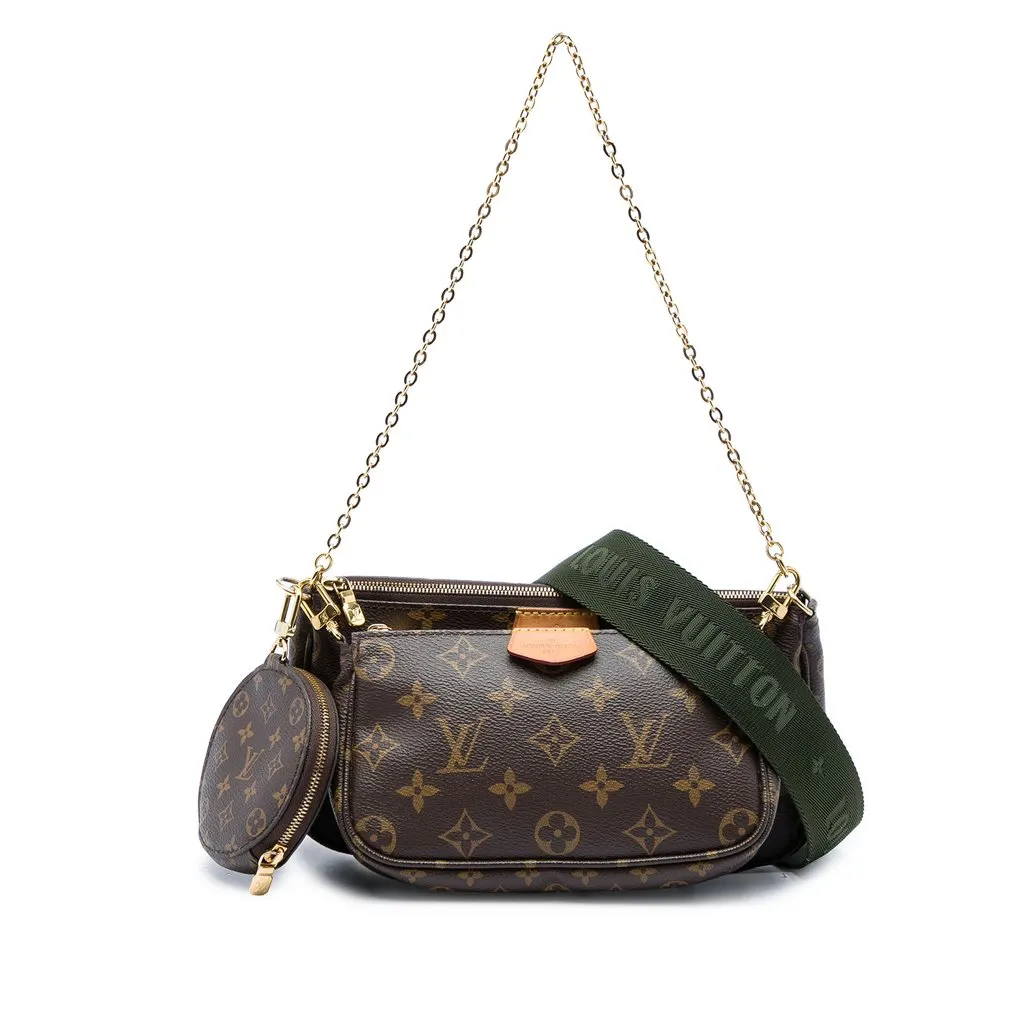 Louis Vuitton Monogram Multi Pochette Accessoires Brown Canvas Very good - Front View