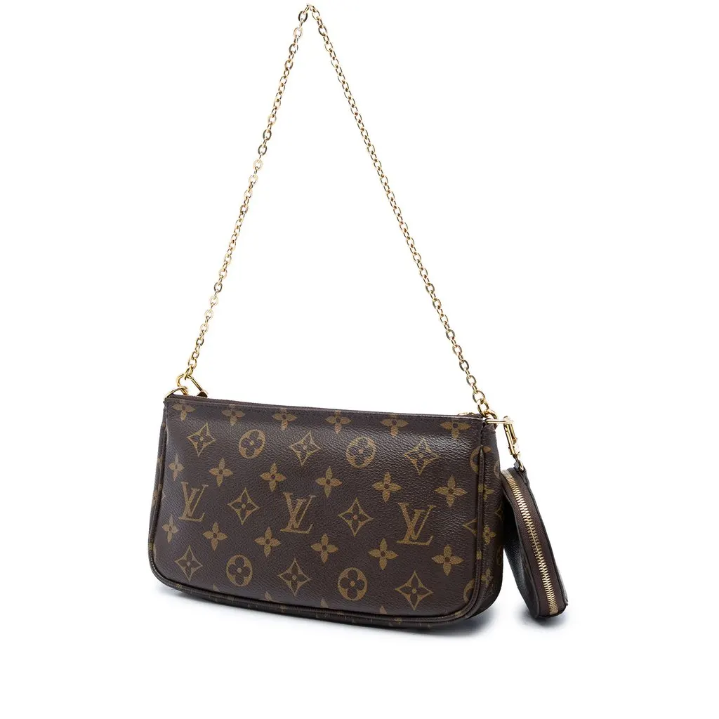 Louis Vuitton Monogram Multi Pochette Accessoires Brown Canvas Very good - Back View