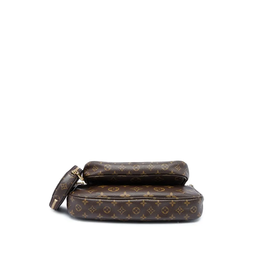 Louis Vuitton Monogram Multi Pochette Accessoires Brown Canvas Very good - Inside View