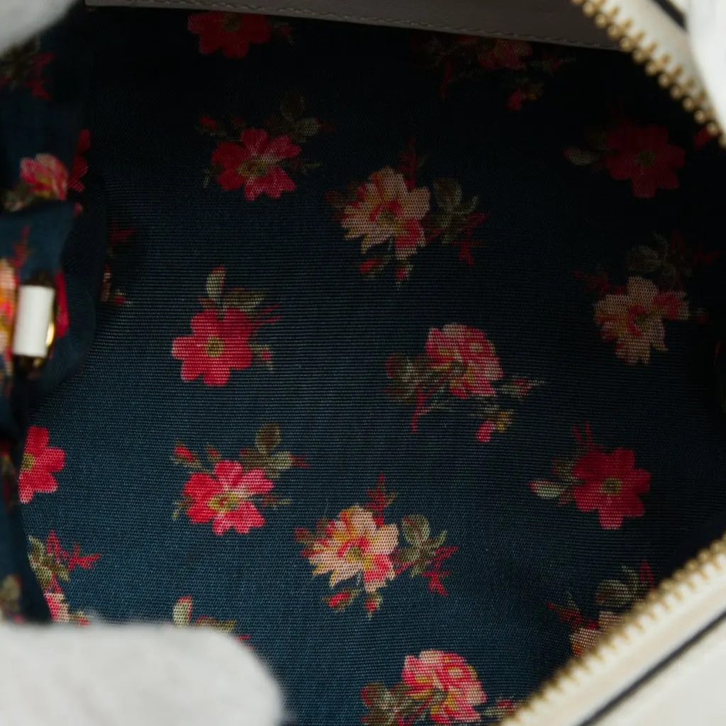 Gucci Mini Micro GG Supreme Candy Crossbody White Canvas Good - Model View