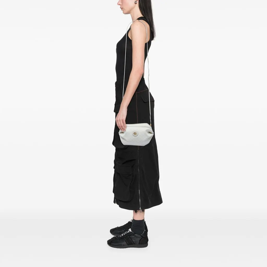Gucci Mini Micro GG Supreme Candy Crossbody White Canvas Good - Box View