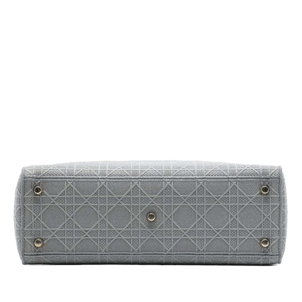 Dior Large Embroidered Canvas Cannage Lady D Lite MultiColor Very good - Inside View