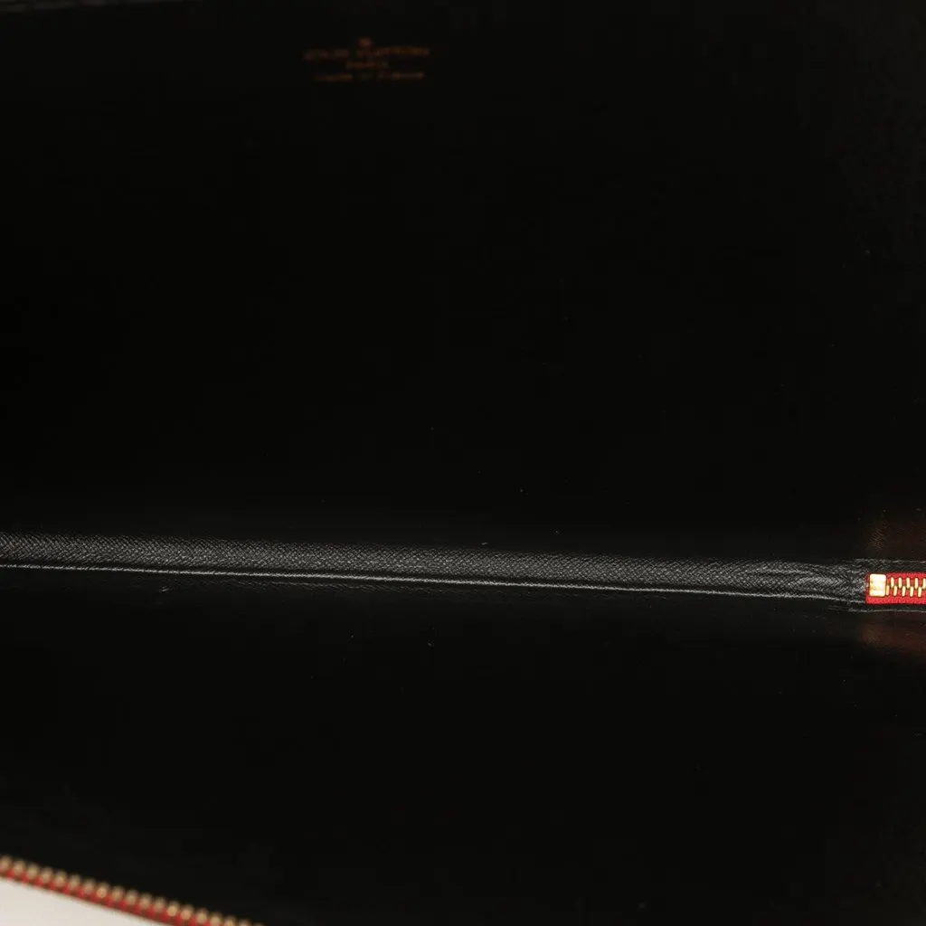 Louis Vuitton Epi Poche Documents Portfolio Red Leather Very good - Model View