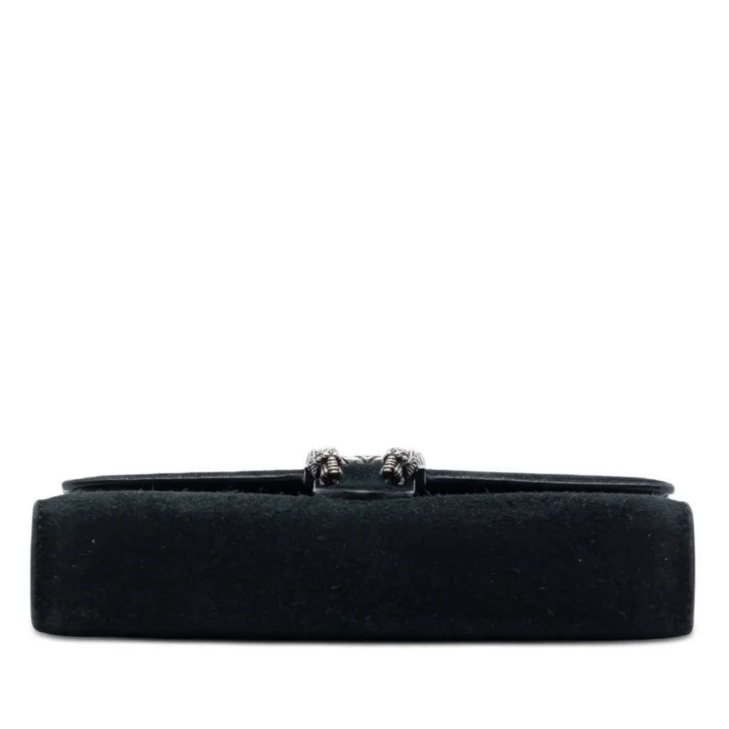 Gucci Suede Dionysus Wallet on Chain Black Leather Very good - Inside View