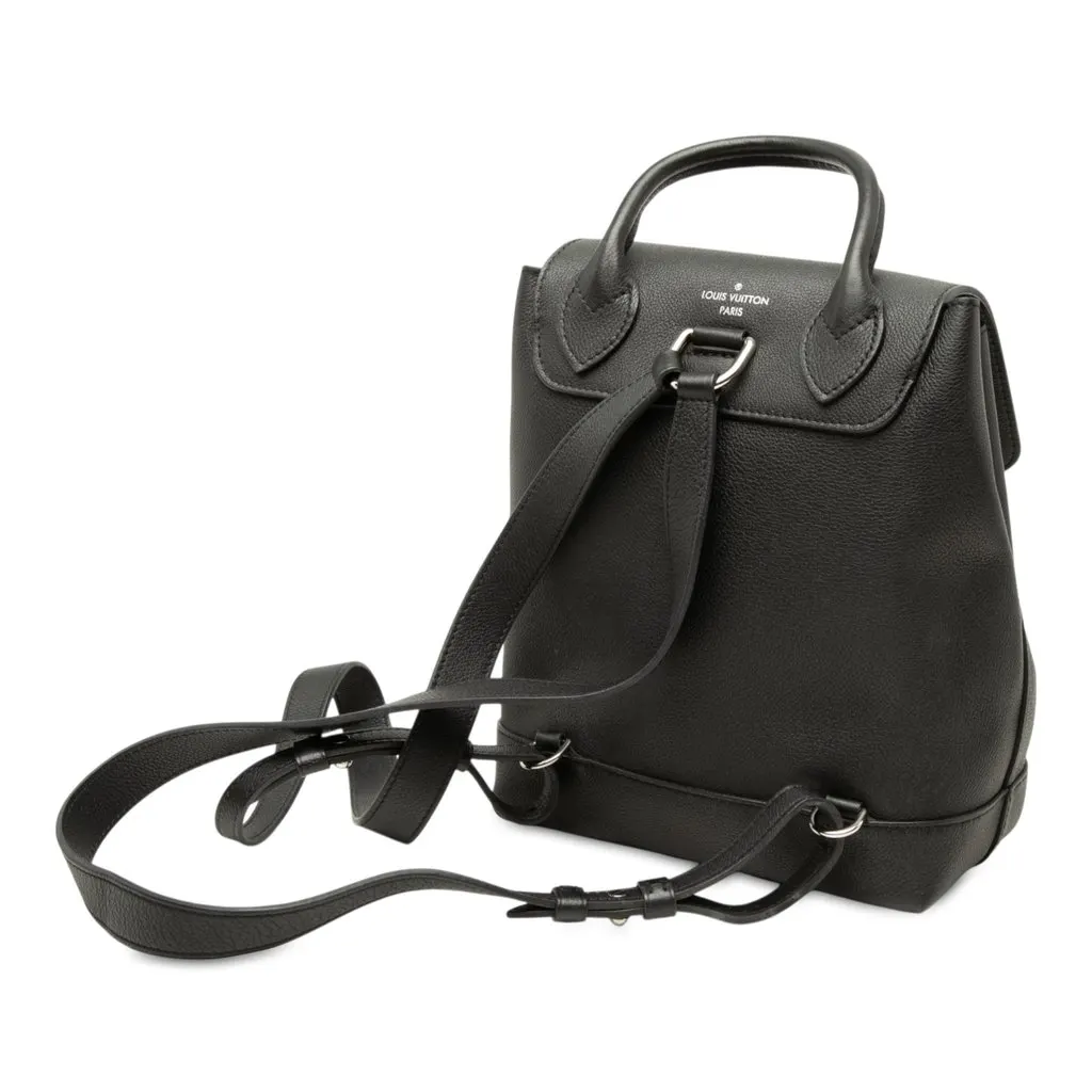 Louis Vuitton Taurillon Lockme Backpack Black Leather Very good - Back View