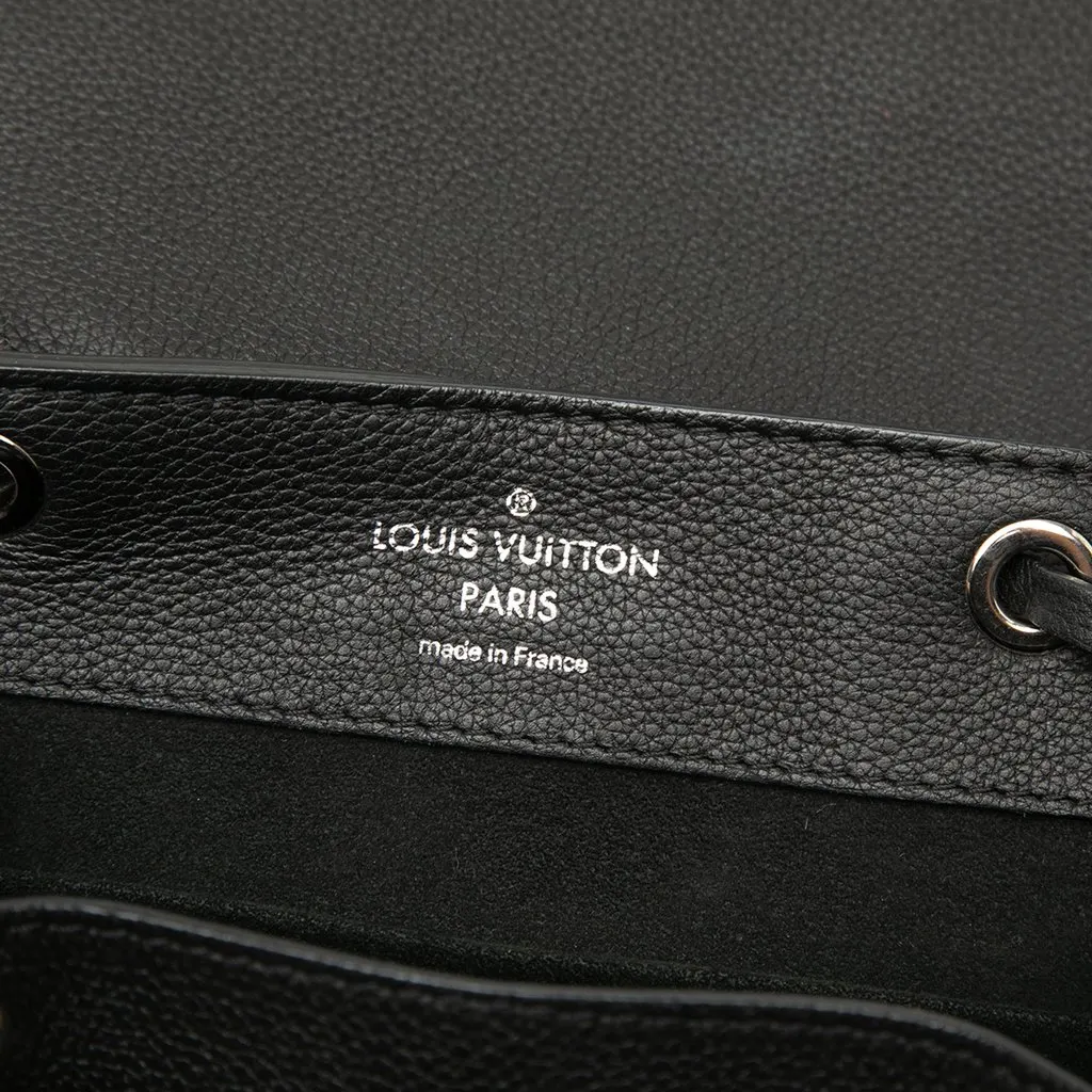 Louis Vuitton Taurillon Lockme Backpack Black Leather Very good - Box View