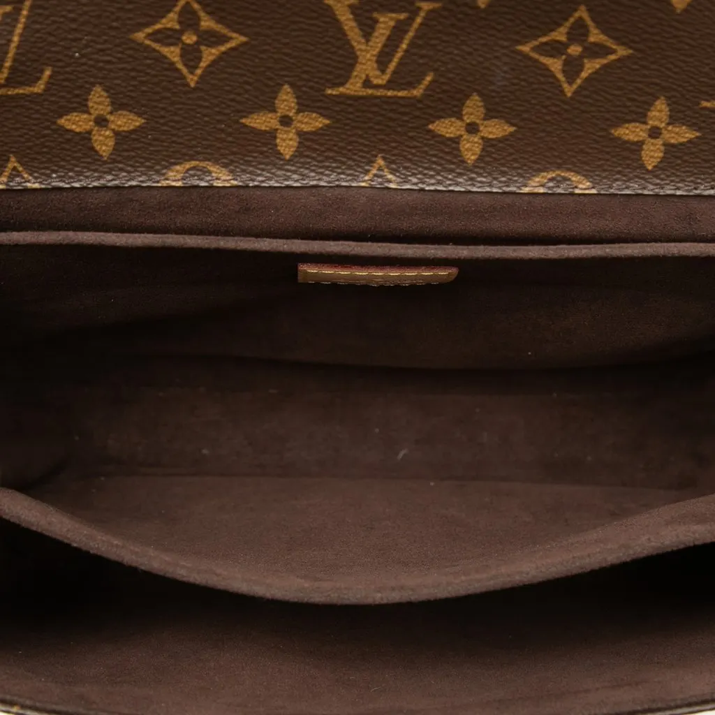 Louis Vuitton Monogram Pochette Metis Brown Canvas Good - Model View