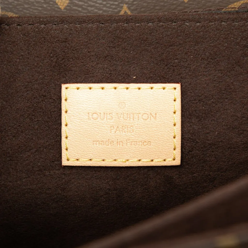 Louis Vuitton Monogram Pochette Metis Brown Canvas Good - Box View