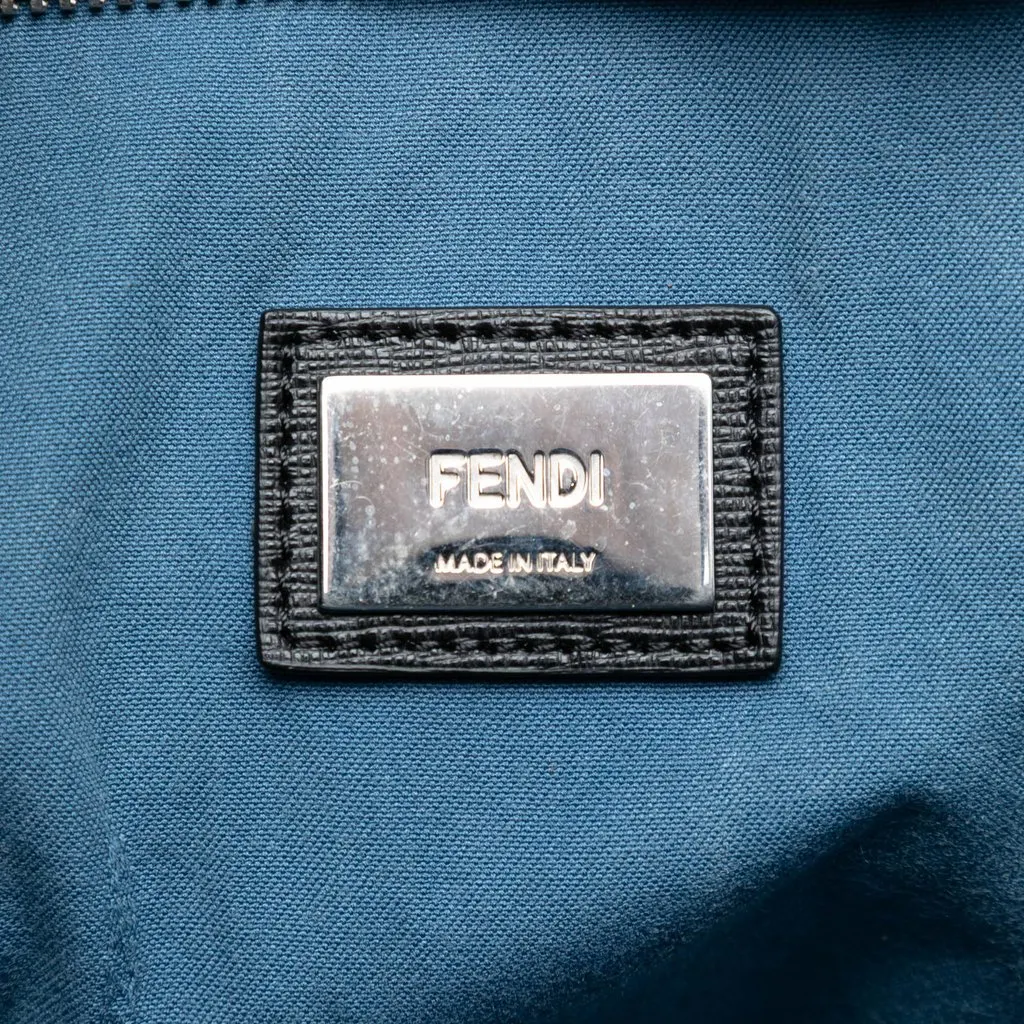 Fendi Leather Monster Roll Tote Black Leather Very good - Box View