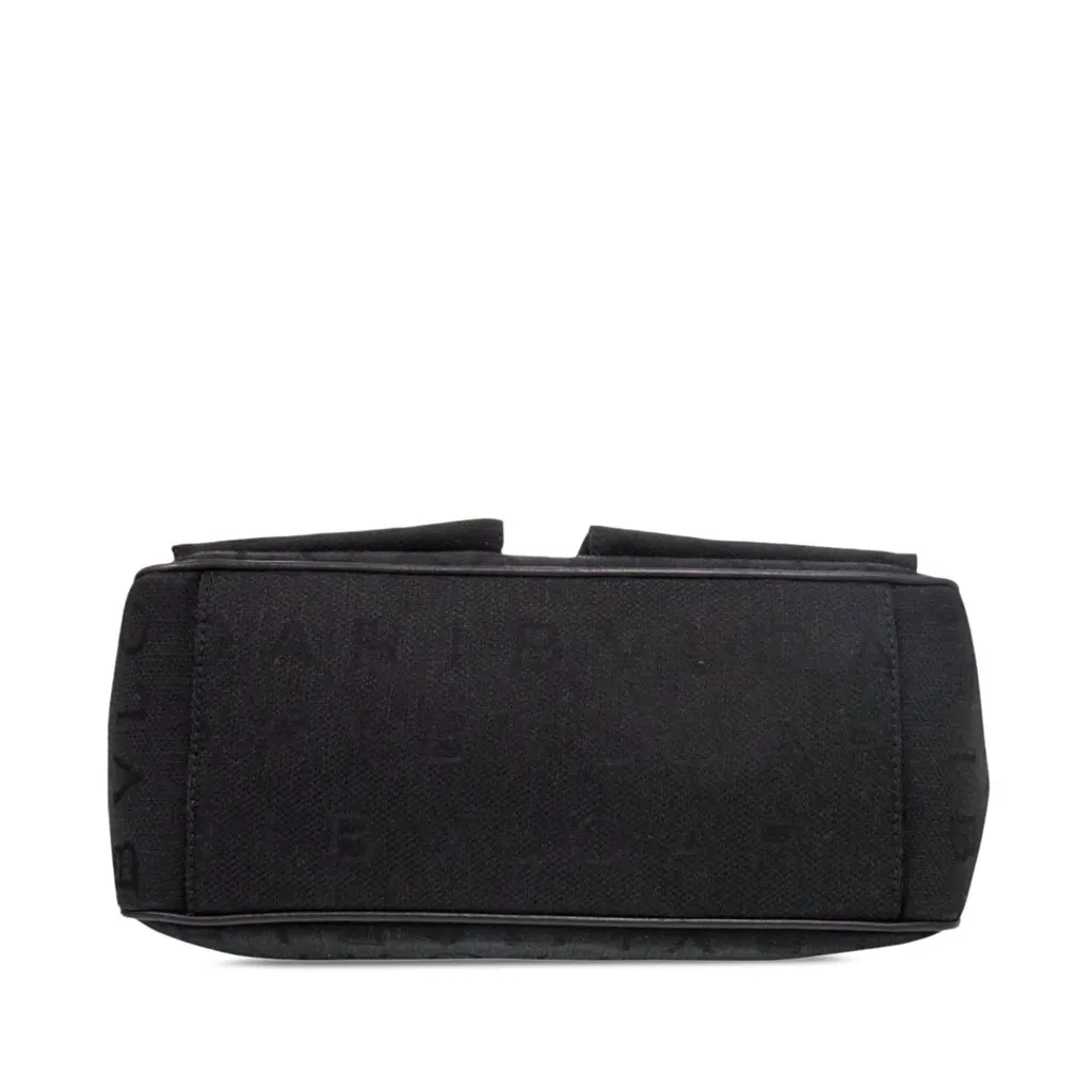 Bvlgari Logomania Canvas Messenger Bag Black Very good - Inside View