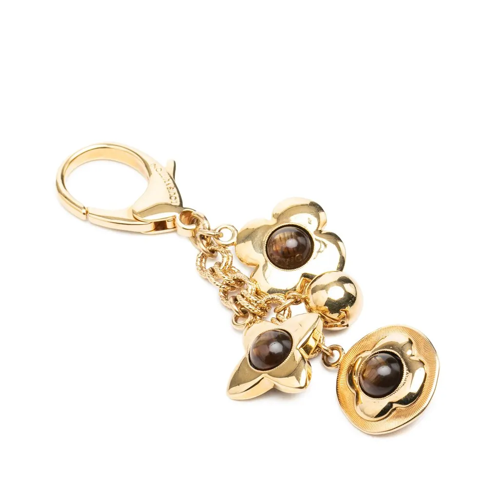 Louis Vuitton Gold Plated Bijoux Sac Tresor Bag Charm and Key Chain