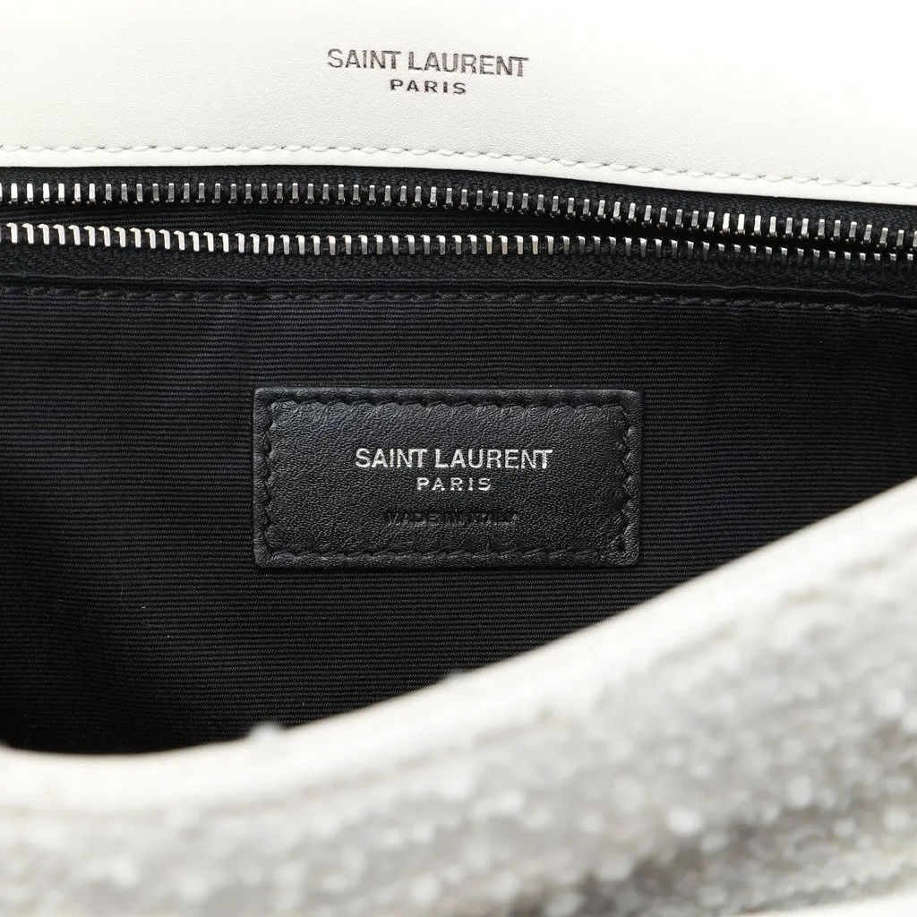 Saint Laurent Medium Tweed Niki White Very good - Box View