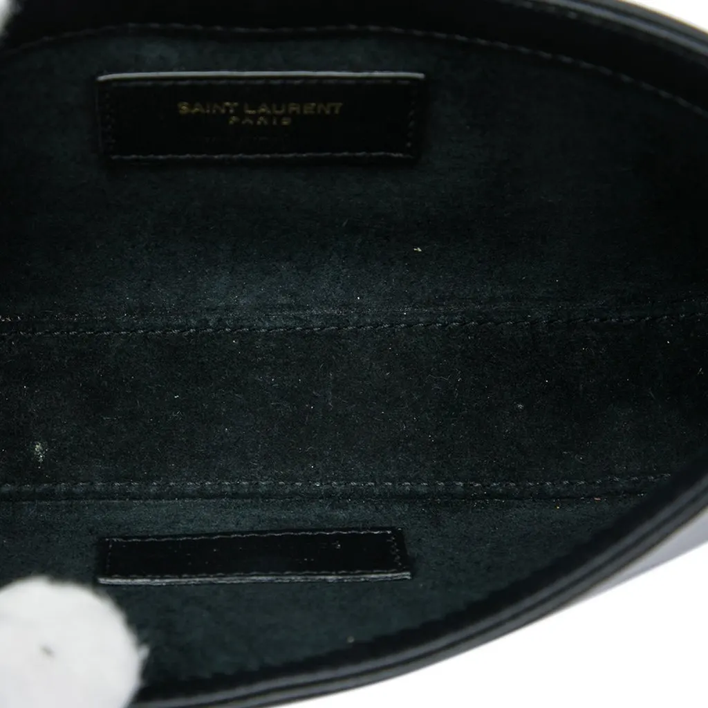 Saint Laurent Mini Smooth Calfskin Le 5 a 7 Black Leather Very good - Model View