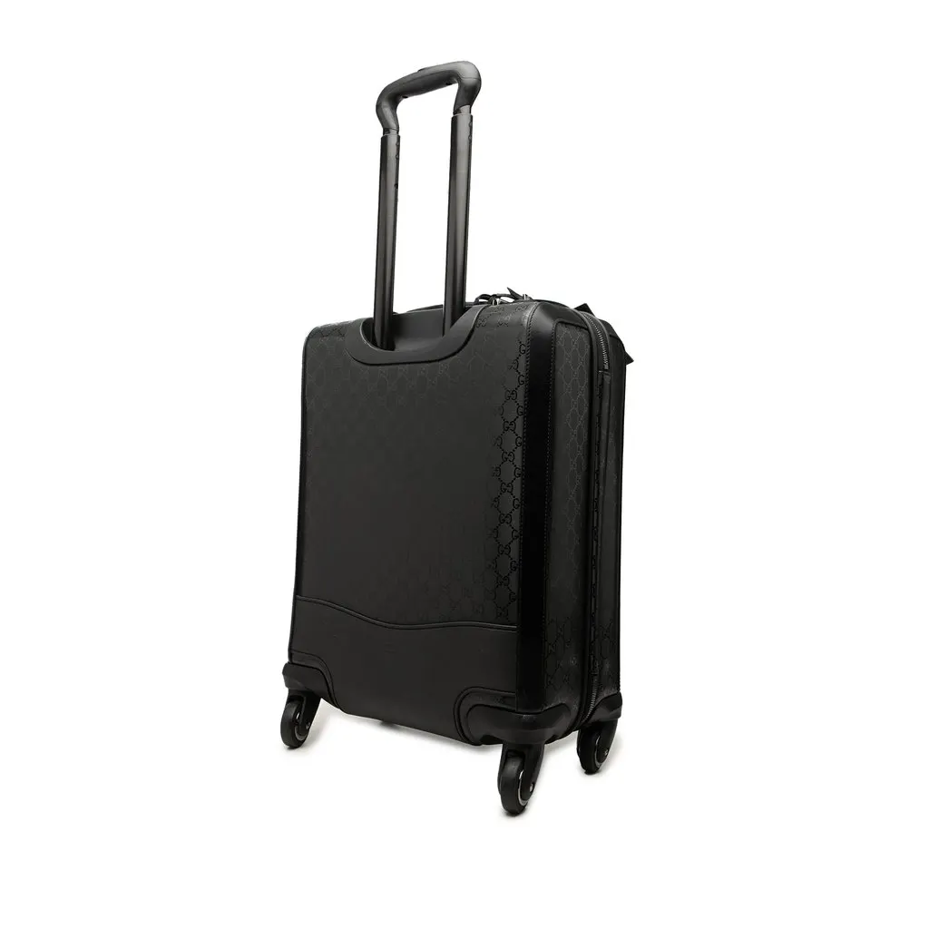 Gucci GG Imprime Trolley Black Canvas Good - Back View