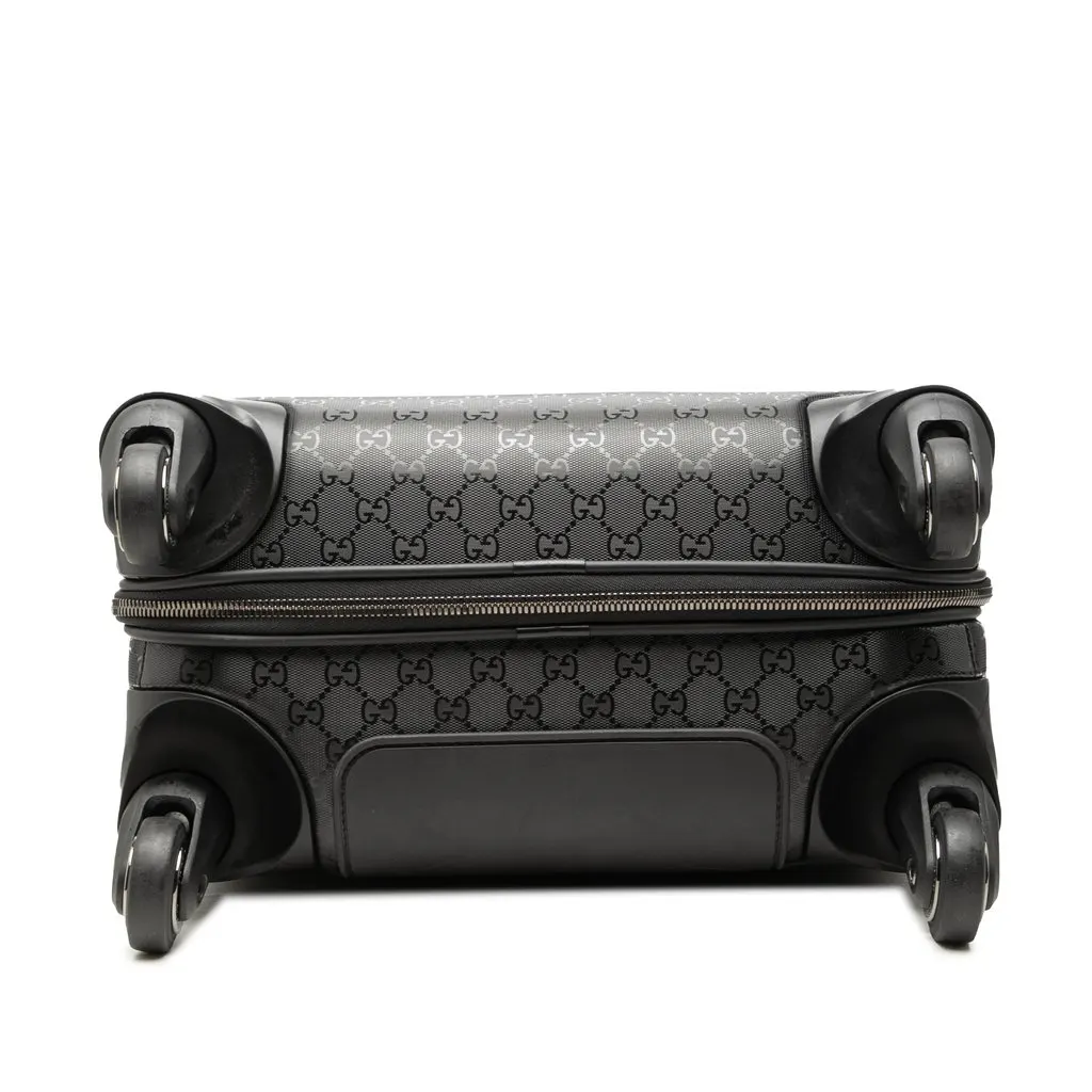 Gucci GG Imprime Trolley Black Canvas Good - Inside View