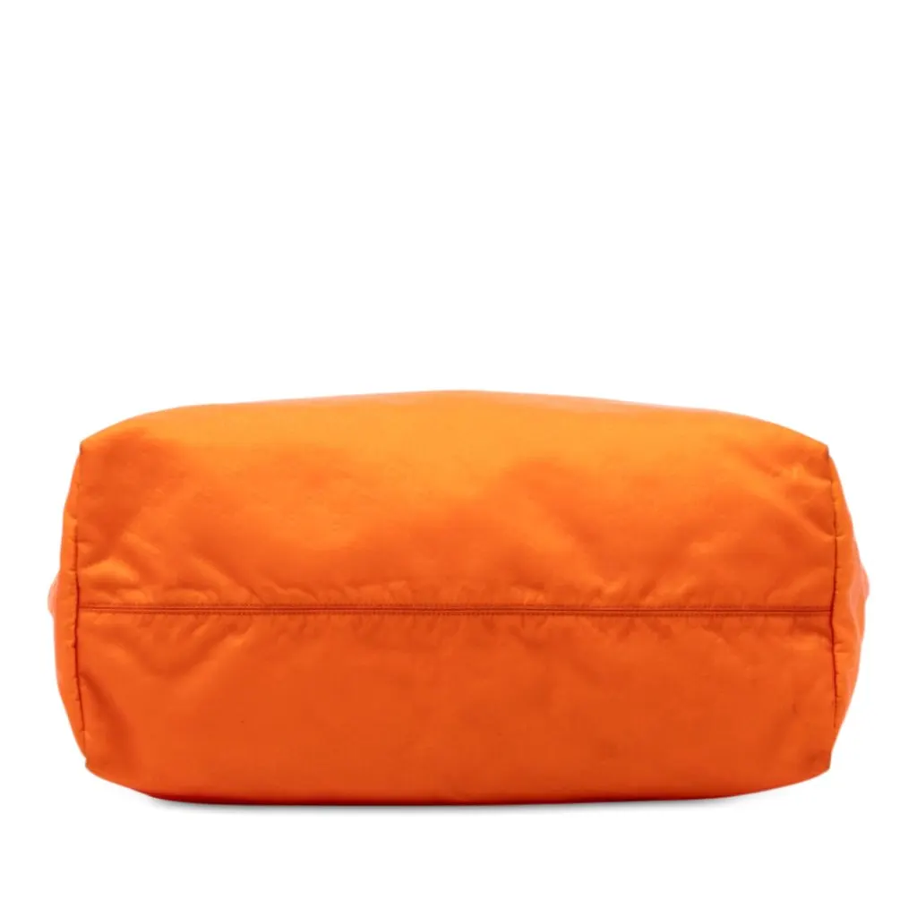 Gucci GG Nylon Travel Bag Orange Polyamide Very good - Inside View