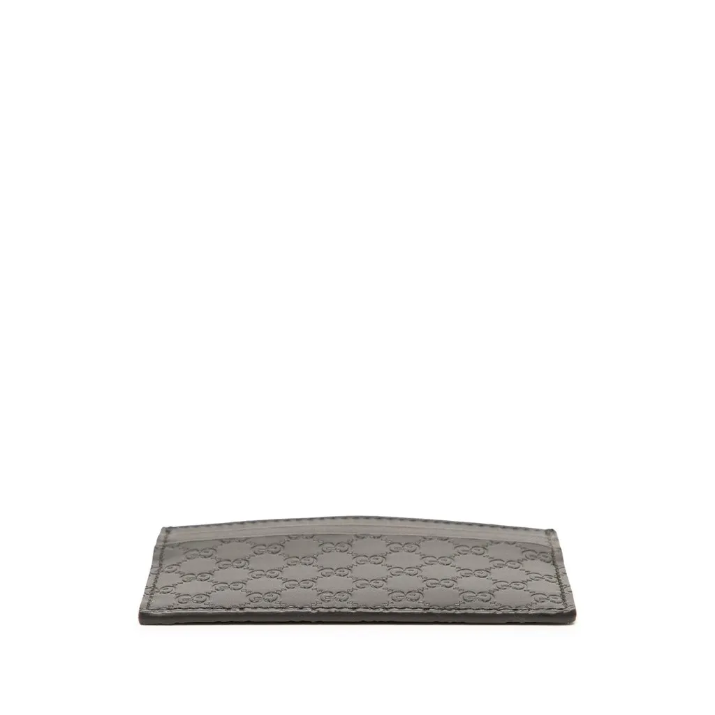 Gucci Microguccissima Card Holder Black Leather Very good - Inside View