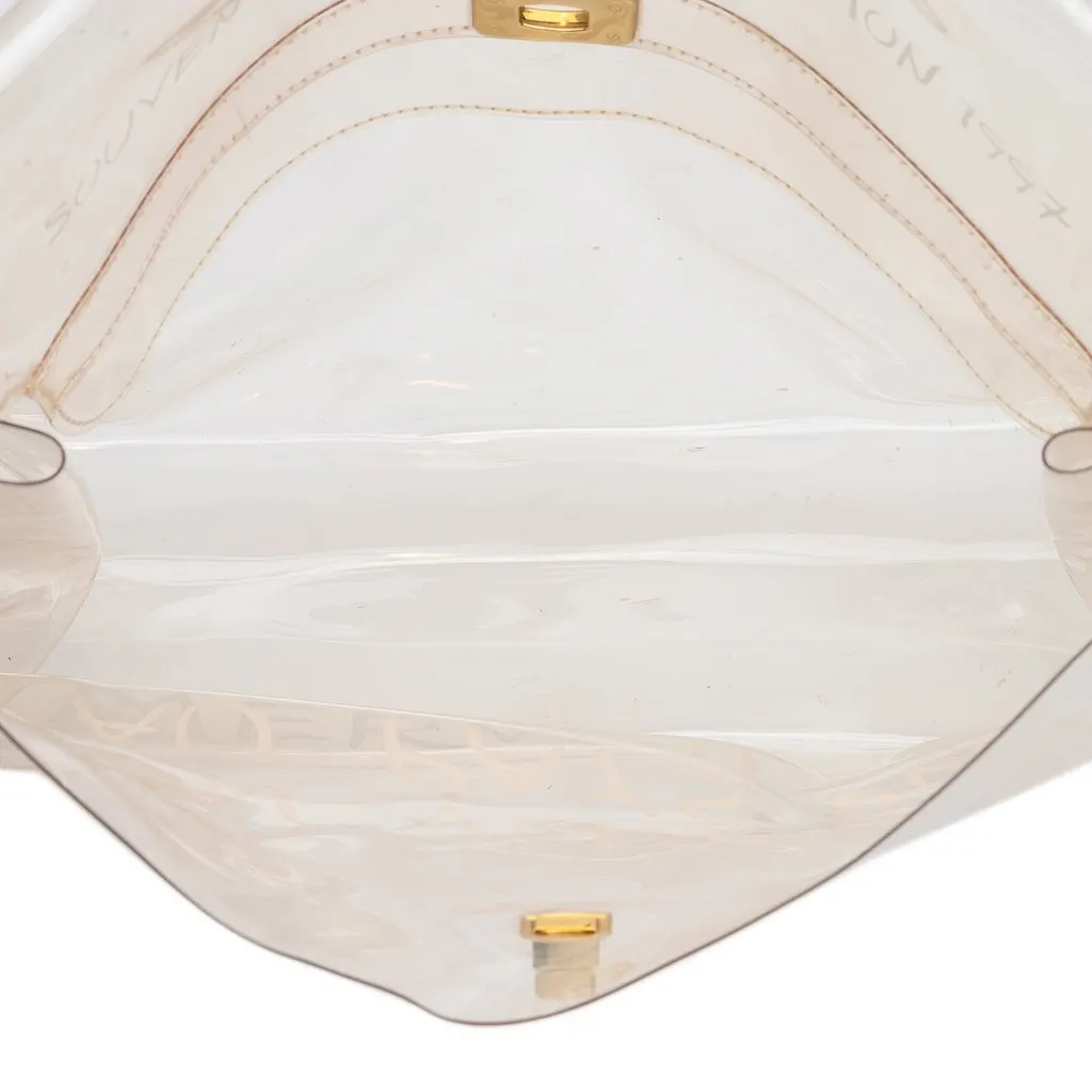 Hermès Vinyl Souvenir De L Exposition Kelly Handbag White Plastic Good - Model View