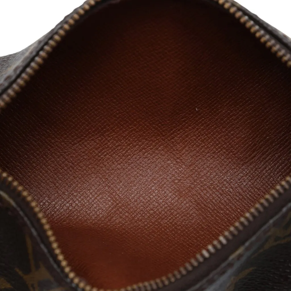 Louis Vuitton Monogram Papillon Pochette Brown Canvas Very good - Model View