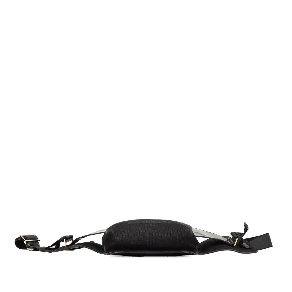 Balenciaga Canvas and Leather Neo Lift Belt Bag Black Very good - Inside View