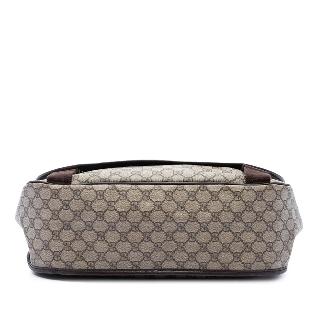 Gucci GG Supreme Messenger Bag Beige Canvas Very good - Inside View