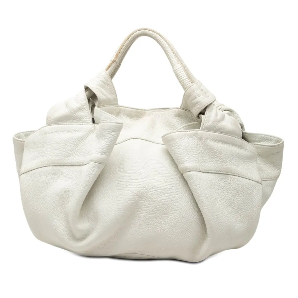 LOEWE Nappa Aire White Leather Very good - Front View