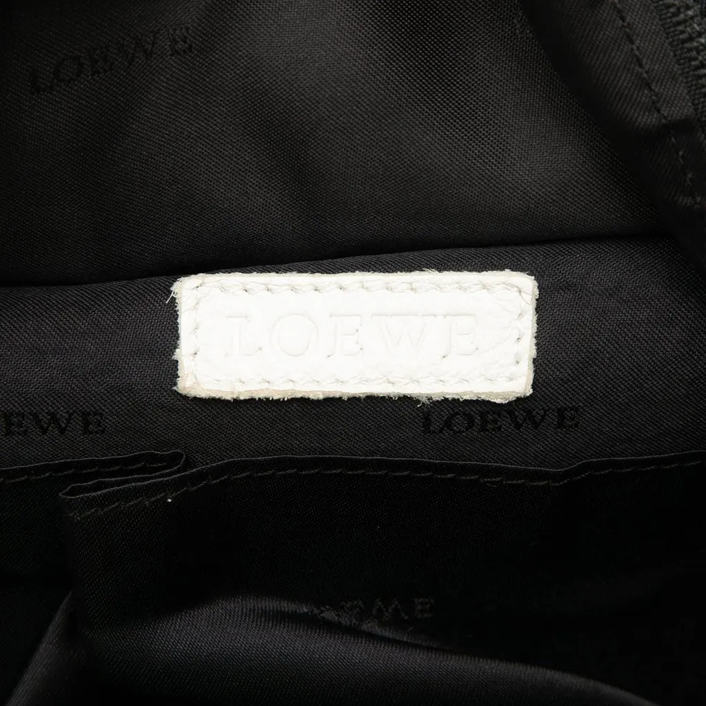 LOEWE Nappa Aire White Leather Very good - Box View