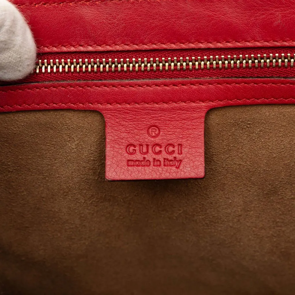 Gucci Medium GG Supreme Padlock Shoulder Bag Beige Canvas Very good - Box View