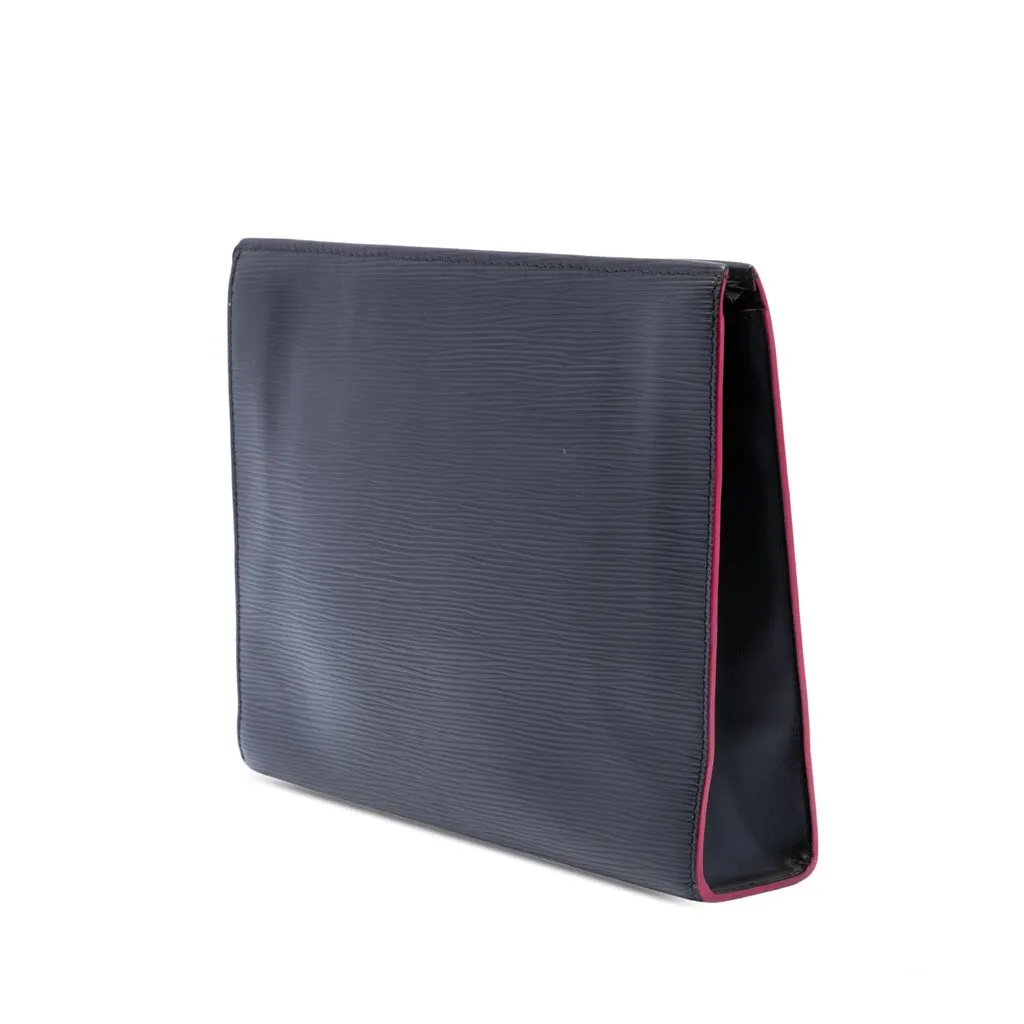 Louis Vuitton Epi Toiletry Pouch 26 Black Leather Very good - Back View