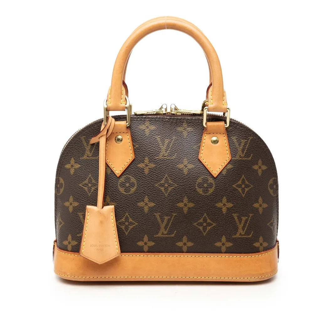 Louis Vuitton Monogram Alma BB Brown Very good - Front View