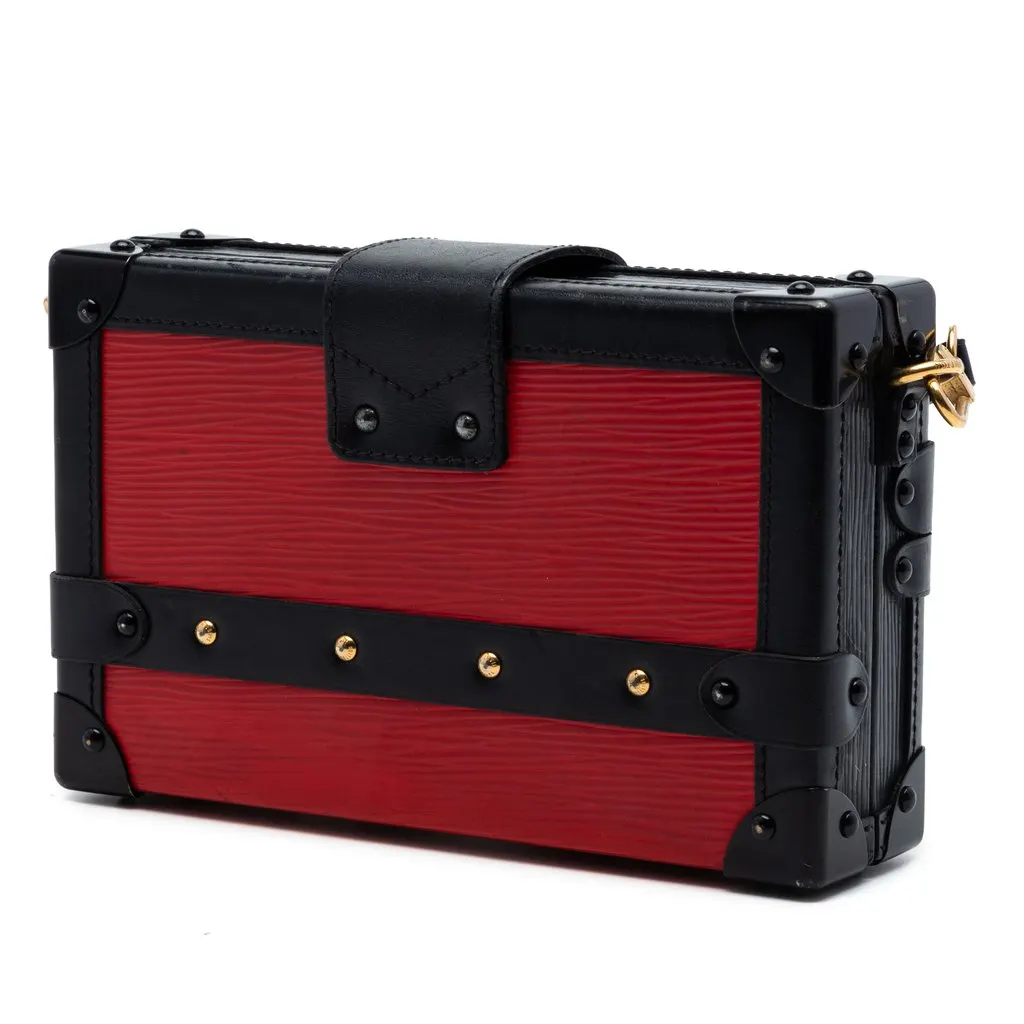 Louis Vuitton Epi Petit Malle Red Leather Very good - Back View