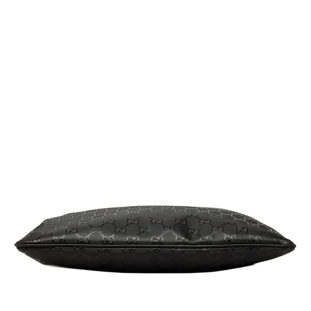 Gucci GG Imprime Crossbody Black Canvas Good - Inside View