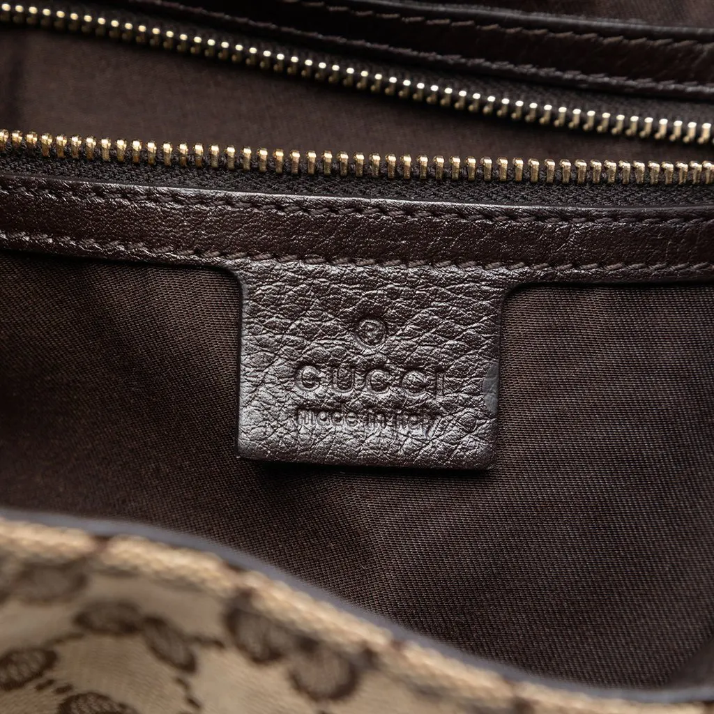 Gucci GG Canvas Charlotte Crossbody Beige Very good - Box View