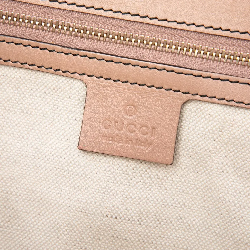 Gucci Large GG Canvas Emily Shoulder Bag Beige Canvas Very good - Box View