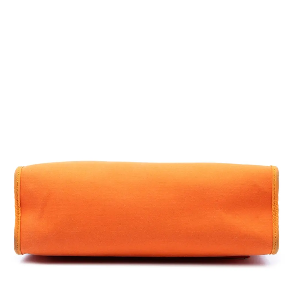 Hermès Toile Herbag Zip 31 Orange Good - Inside View