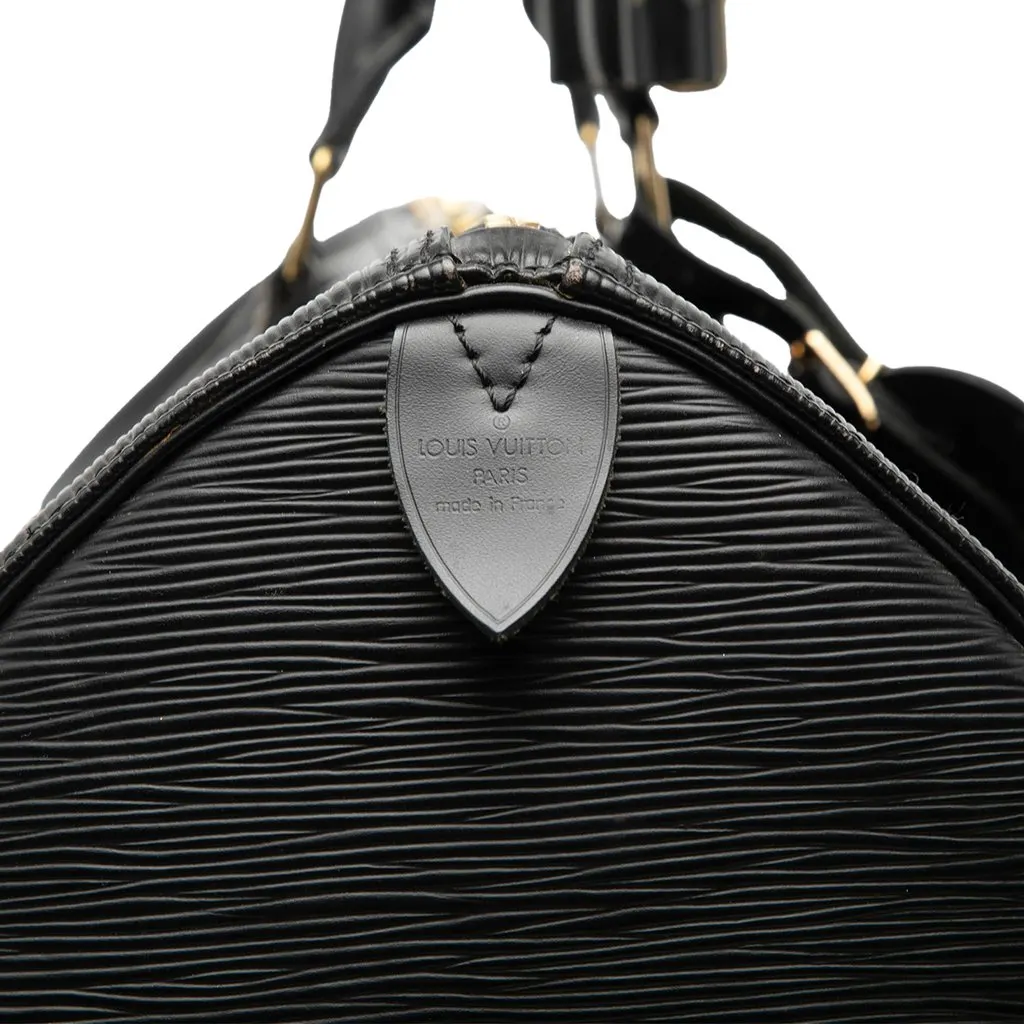 Louis Vuitton Epi Keepall 60 Black Leather Good - Box View