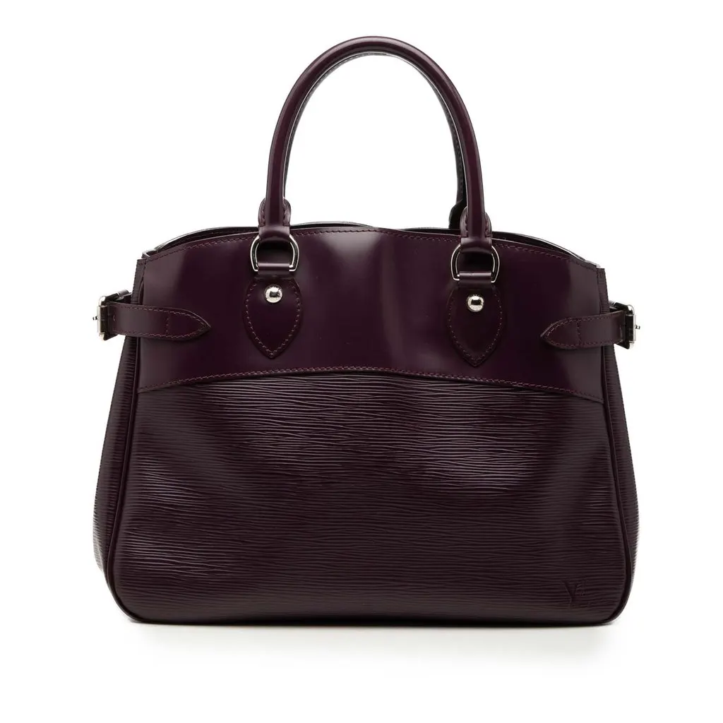 Louis Vuitton Epi Passy PM Purple Leather Very good - Front View