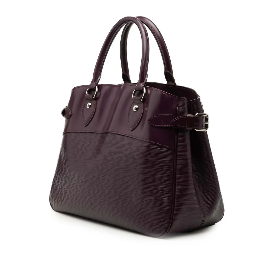 Louis Vuitton Epi Passy PM Purple Leather Very good - Back View