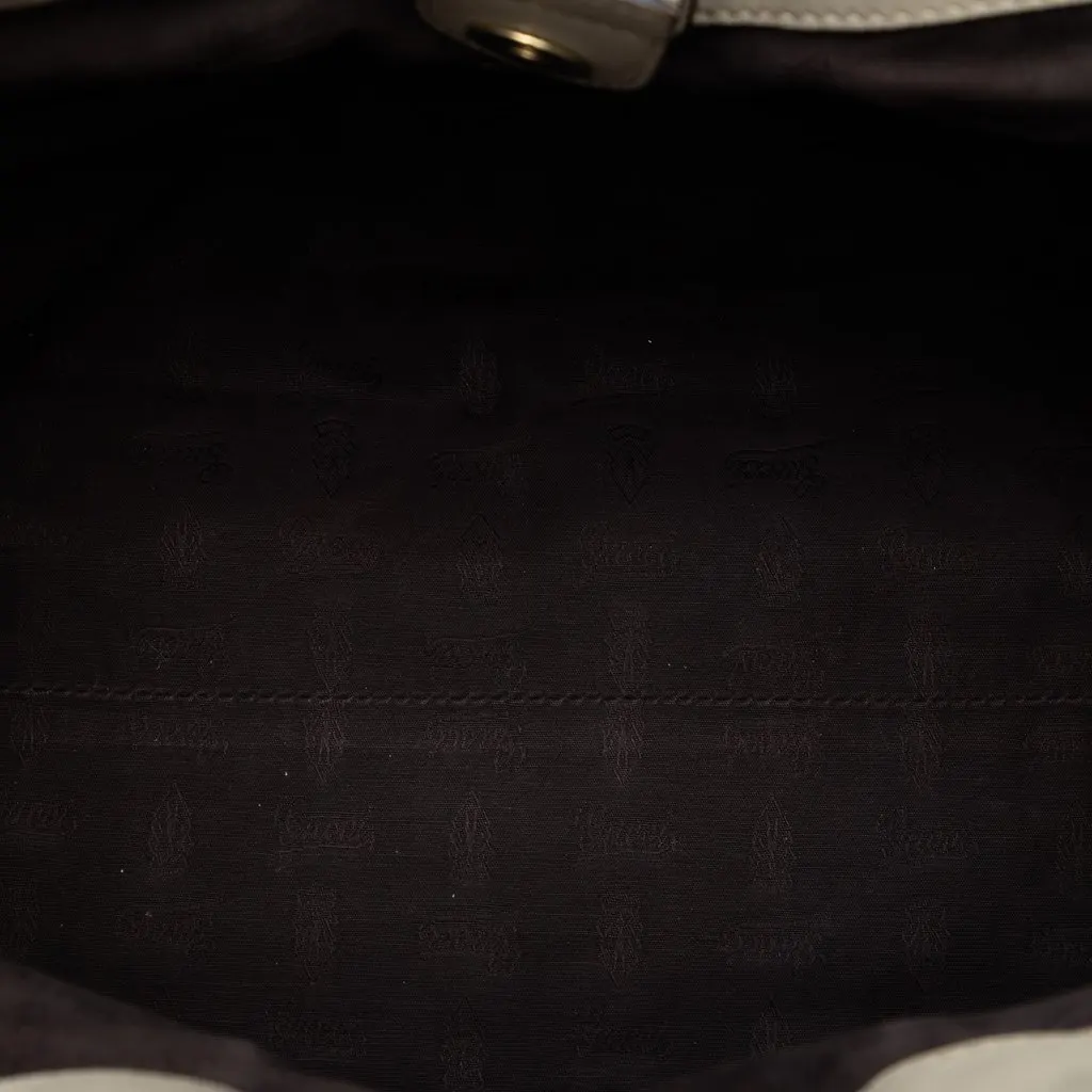 Gucci Medium Guccissima Sukey Tote Brown Leather Very good - Model View