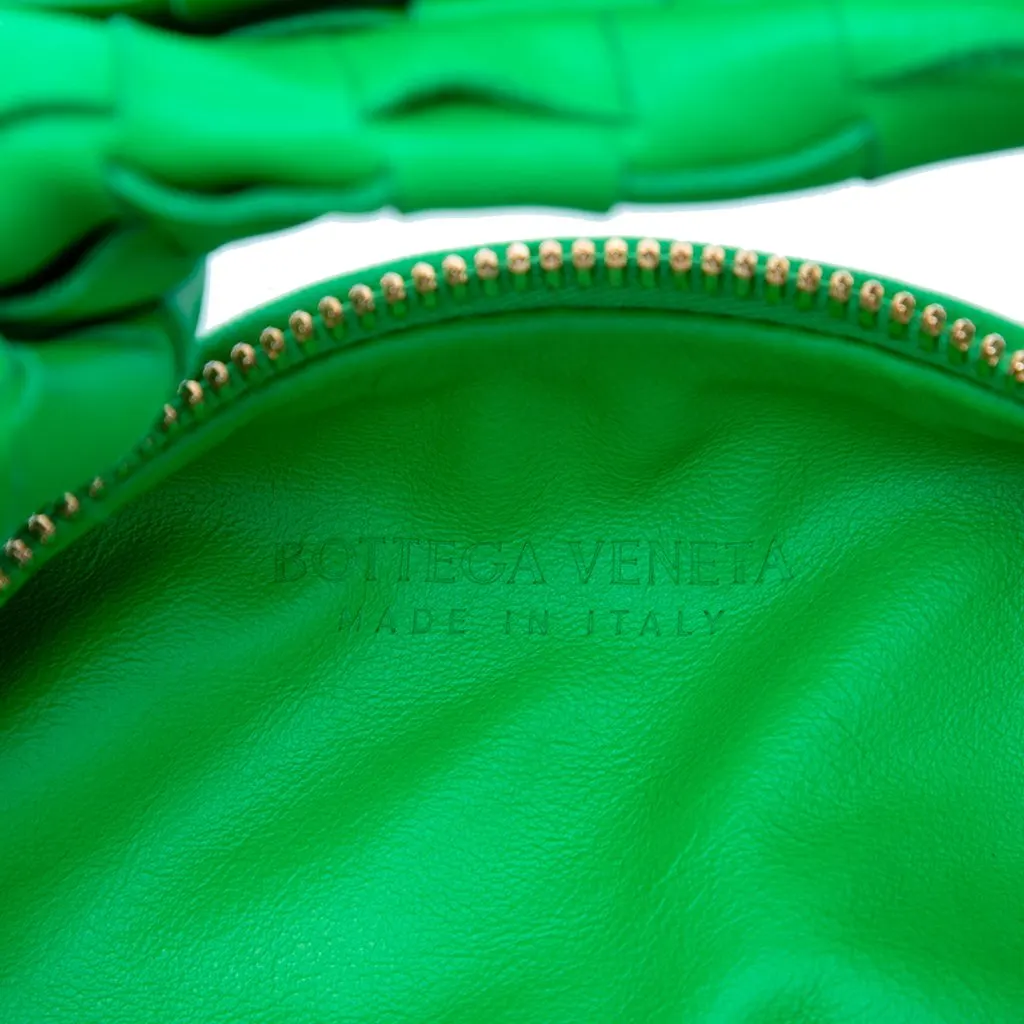 Bottega Veneta Mini Nappa Intrecciato Jodie Green Leather Very good - Box View