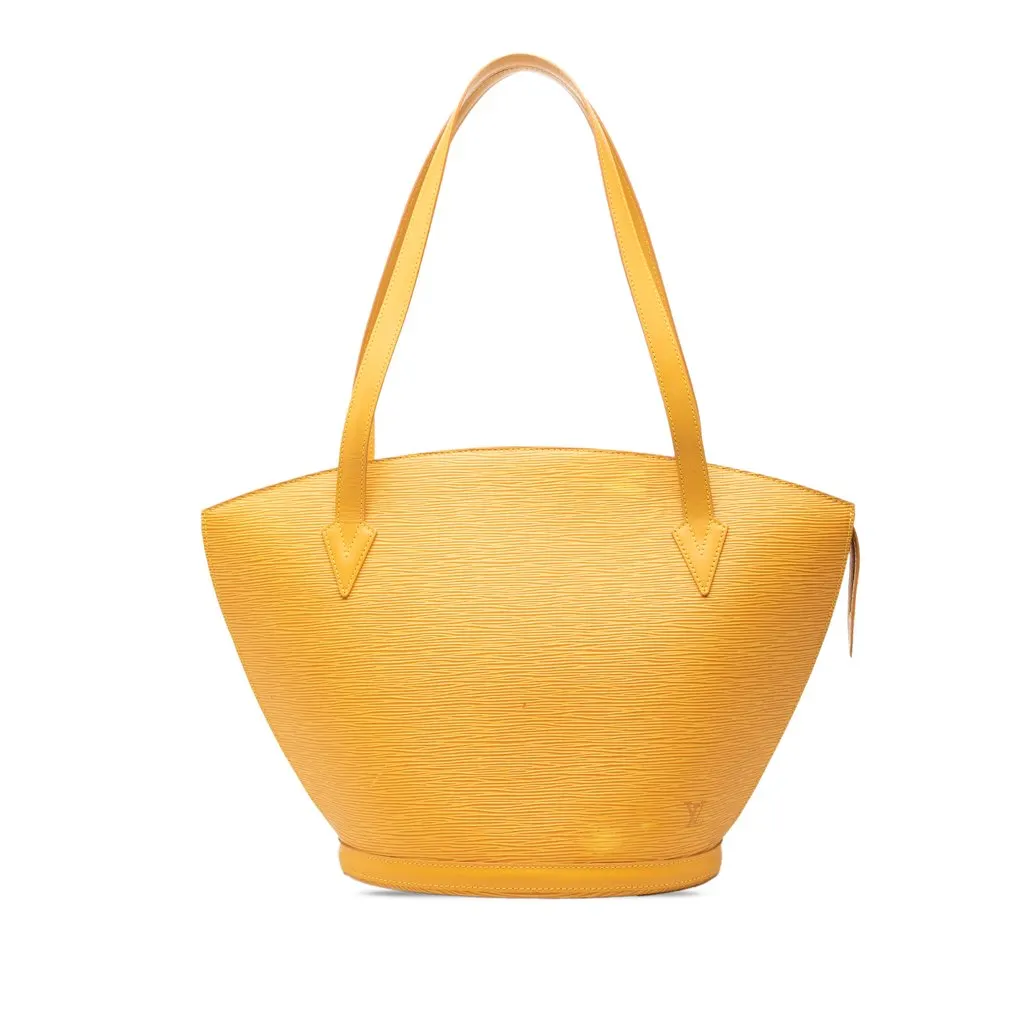 Louis Vuitton Epi Saint Jacques PM Long Strap Yellow Leather Very good - Front View